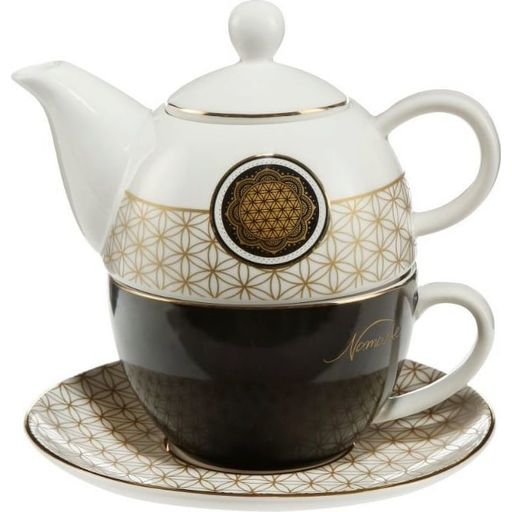 Goebel Set per il Tè - Yin Yang Nero