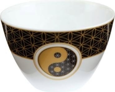 Goebel Yin Yang Black - Stojalo za čajne svečke