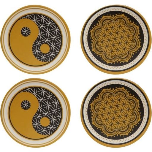 Goebel Yin Yang & Flower of Life - Coaster Set