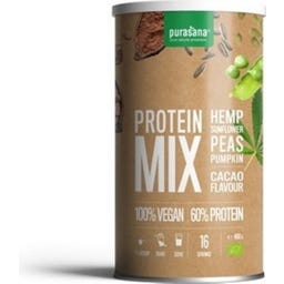 Organic Vegan Protein Mix 55% with Peas, Sunflower Seeds & Hemp