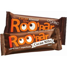 Roobar Organic Cocoa Nibs Bar