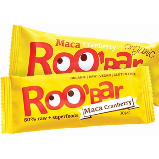 Roobar Organic Maca Cranberry Bar
