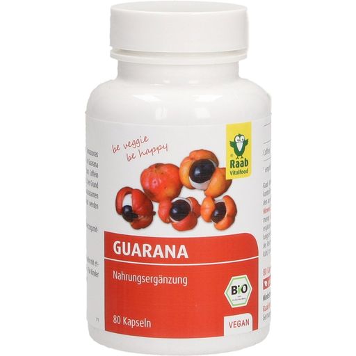 Raab Vitalfood Guarana Bio en Gélules - 80 gélules 
