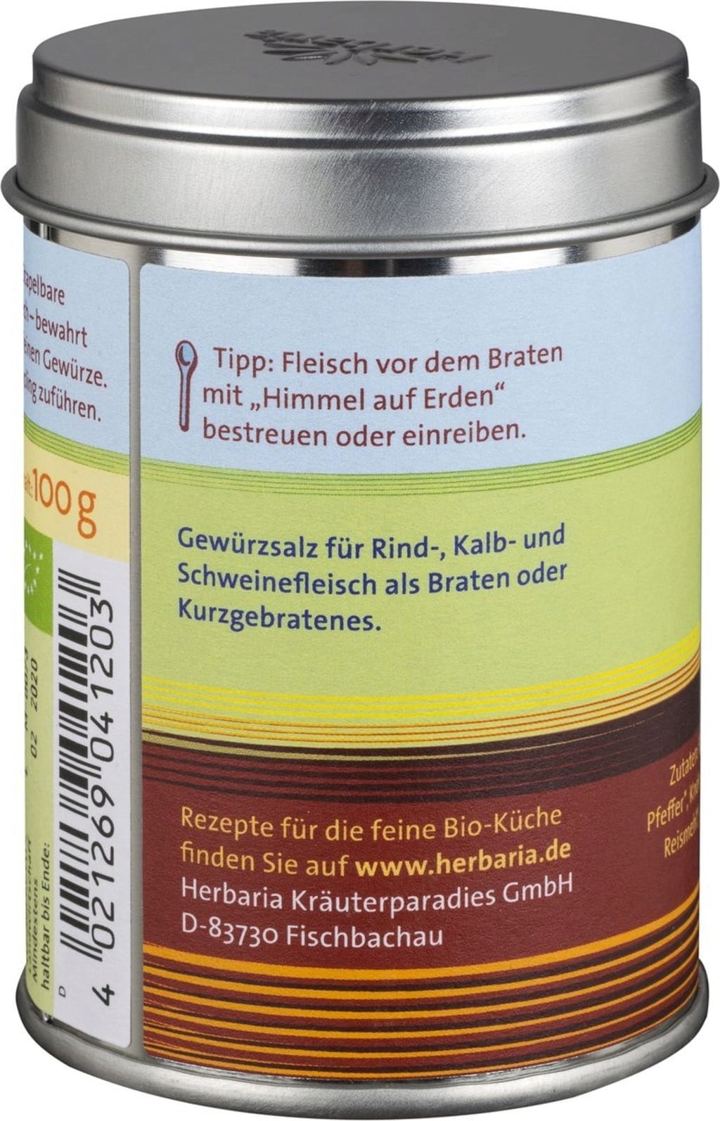 Herbaria Organic Heaven on Earth Spice Blend - 100 g