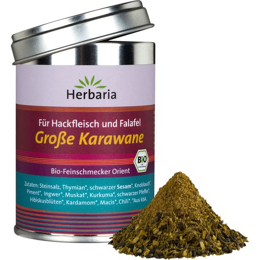 Herbaria Organic Large Caravan Spice Blend - 90 g