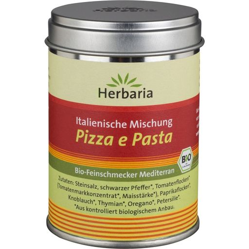 Herbaria Mélange d'Épices, Pizza et Pasta Bio - Boîte, 100 g.