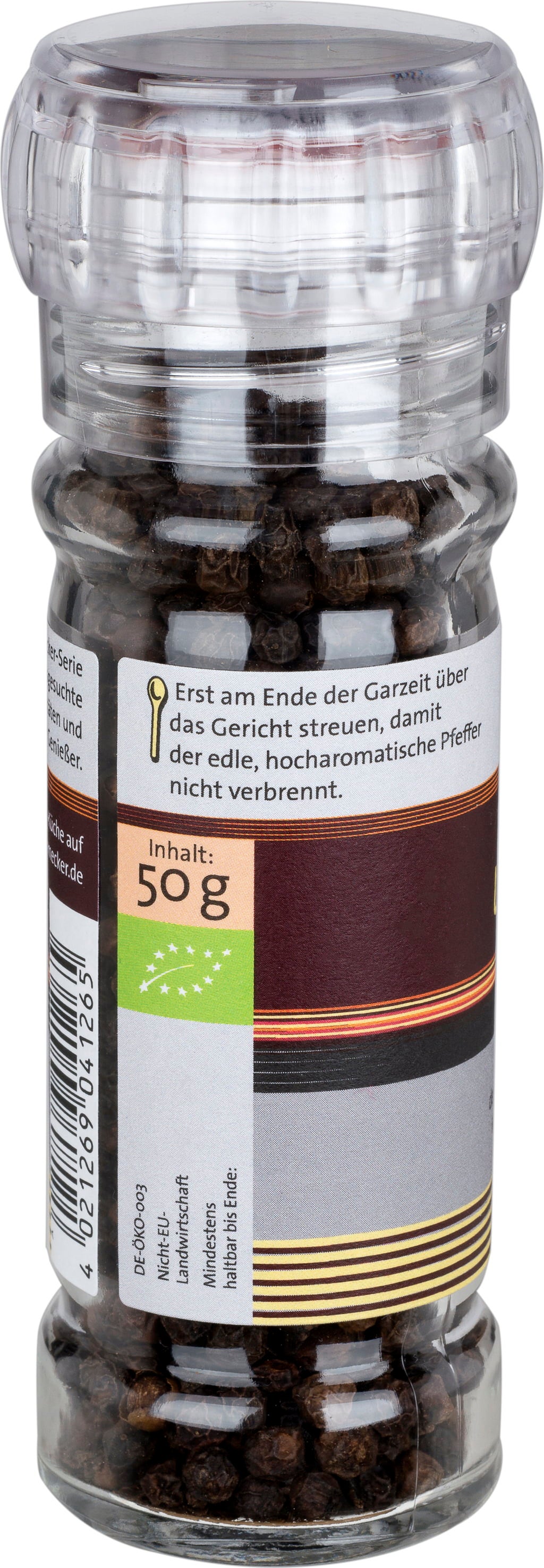 Herbaria Tellicherry Urwaldpfeffer Bio - In der Mühle, 50g