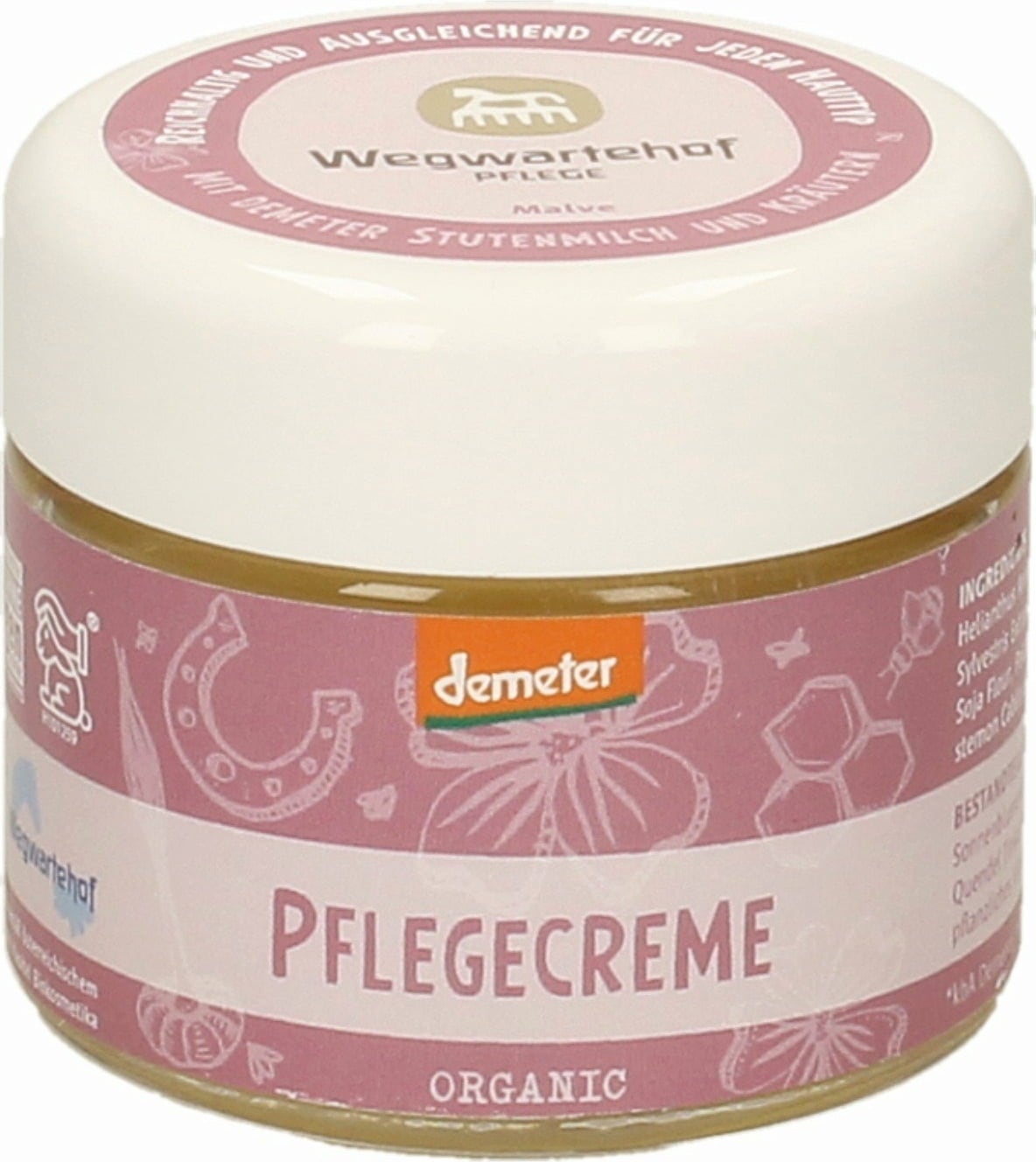 Wegwartehof Stutenmilch-Pflegecreme mit Malve