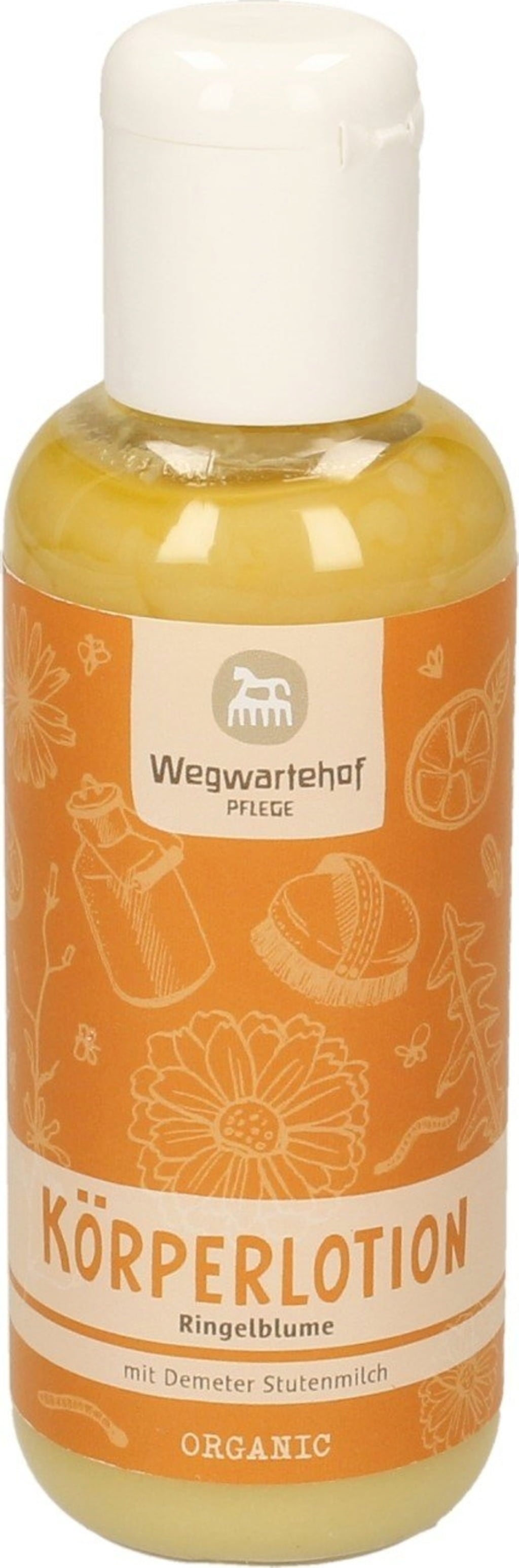 Wegwartehof Stutenmilch-Körperlotion mit Ringelblume