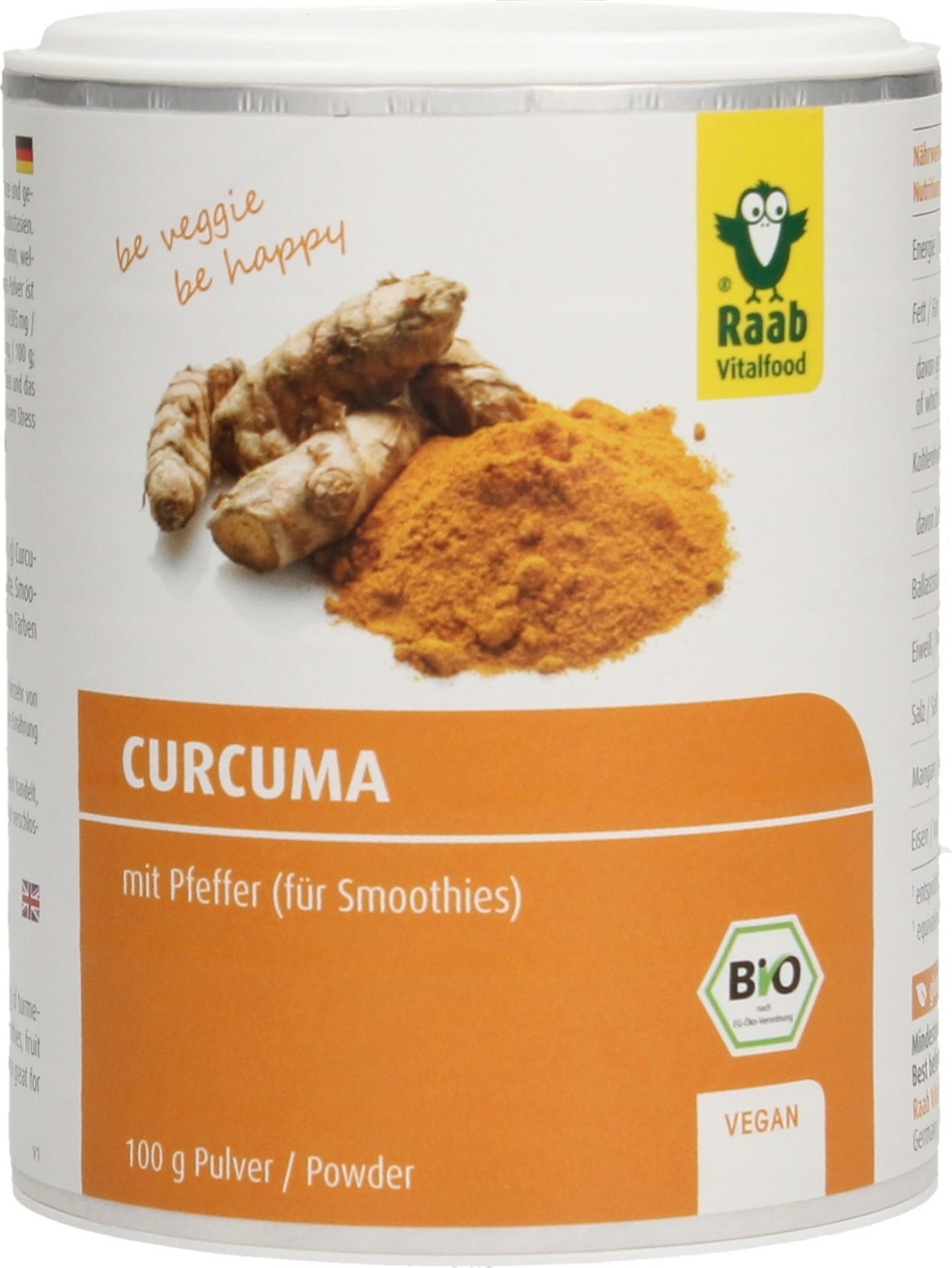Raab Vitalfood Curcuma Pulver Bio