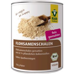 Raab Vitalfood GmbH Organic Finely Ground Psyllium Husks - 150 g