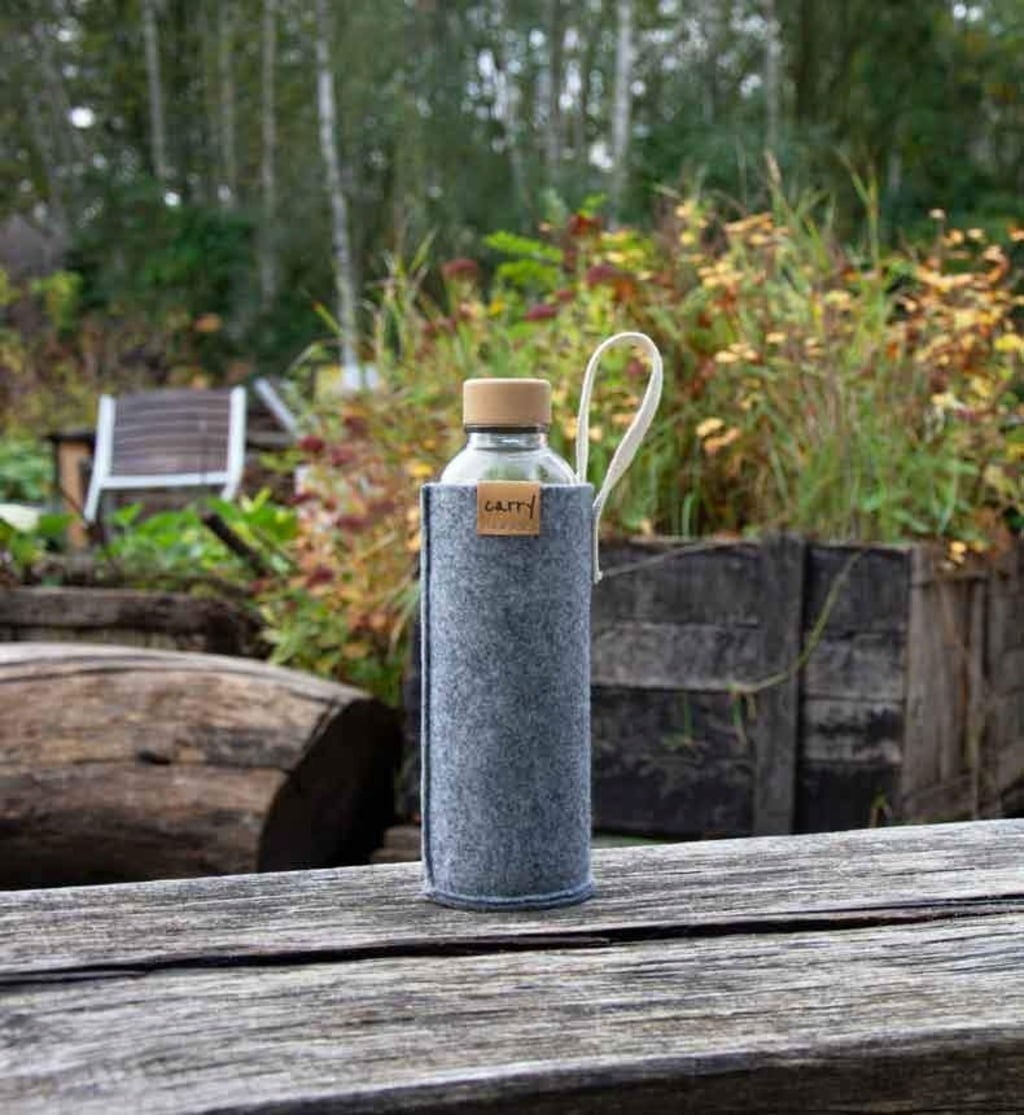 Carry Bottle Housse pour Bouteille - Sleeve - grise 