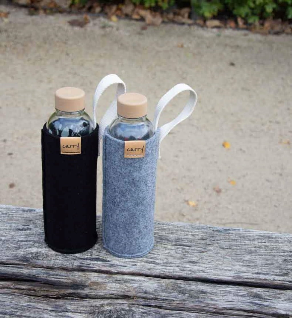 Carry Bottle Housse pour Bouteille - Sleeve - grise 