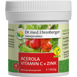 Dr. med. Ehrenberger Bio- & Naturprodukte Acérola Vitamine C - 60 gélules