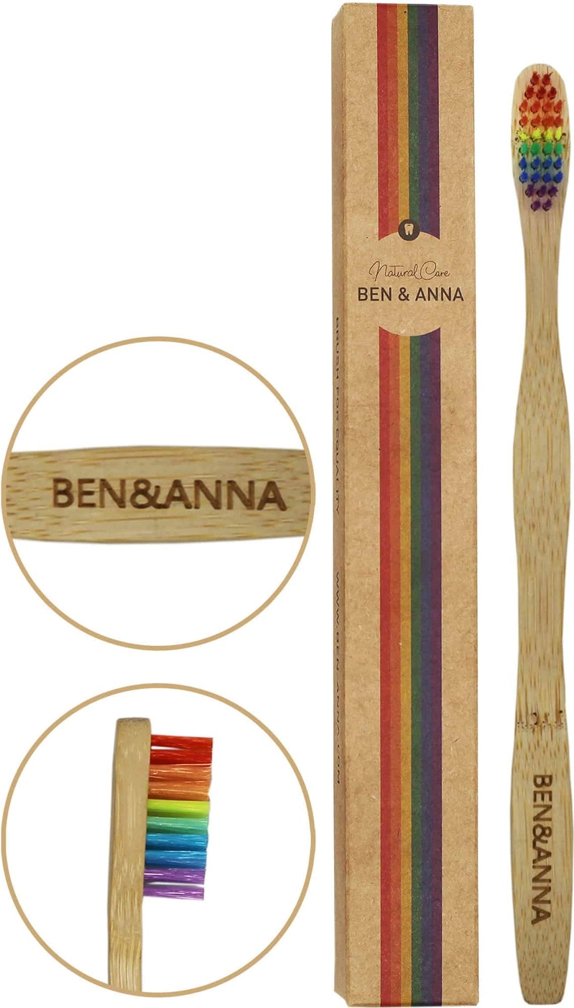 BEN & ANNA Bambus Zahnbürste - Ben & Anna