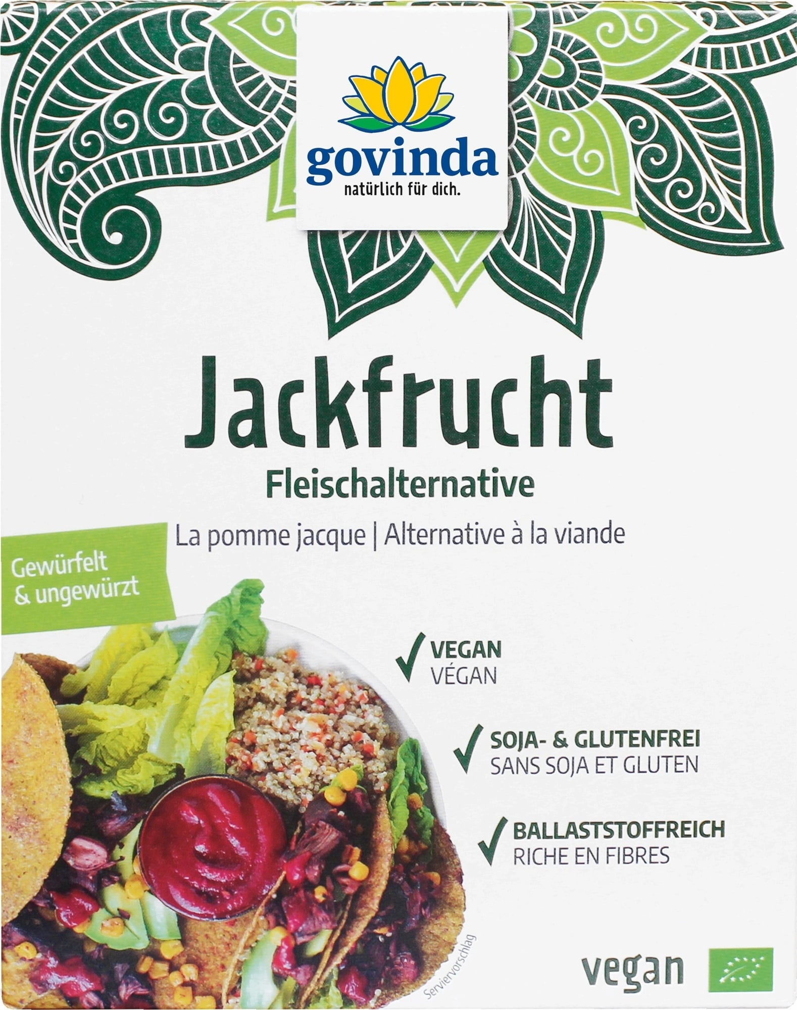Govinda Jackfrucht Fleischalternative Bio