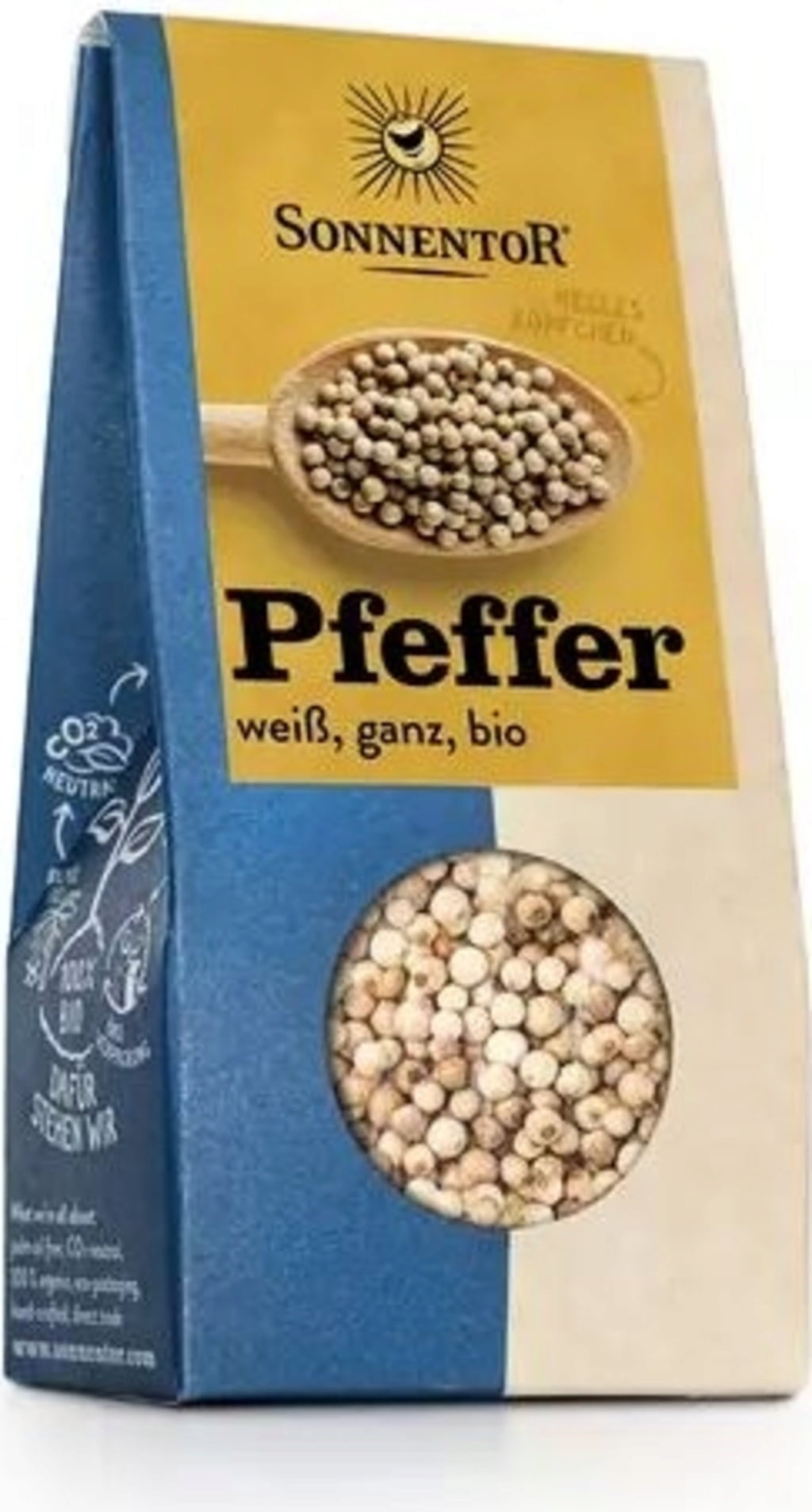 Sonnentor Poivre Blanc Bio - entier