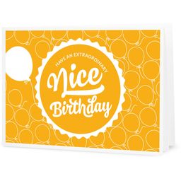 "Nice Birthday" - Print Your Own Gift Certificate