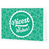 "Nicest Wishes" - Darilni bon za lastno tiskanje