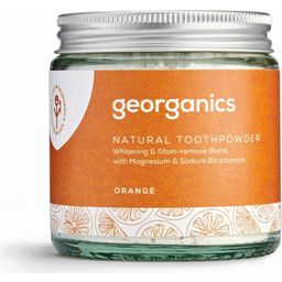 Georganics Natural Tooth Powder, 120 ml - Sweet Orange
