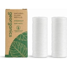 Georganics Dental Floss, 100 Metres - Spearmint