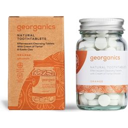 Georganics Toothpaste Tablets - 120 Tablets - Sweet Orange