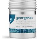 Georganics English Peppermint Natural rágógumi - 30 db
