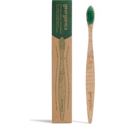 Georganics Natural Beechwood Toothbrush - Nylon moyen