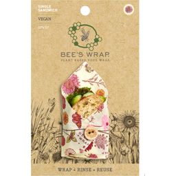 Bee's Wrap Wachstuch Sandwich Wiesenmagie VEGAN - 1 Stk