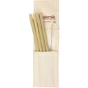 Dantesmile Set de Pajitas de Bambú - 1 set