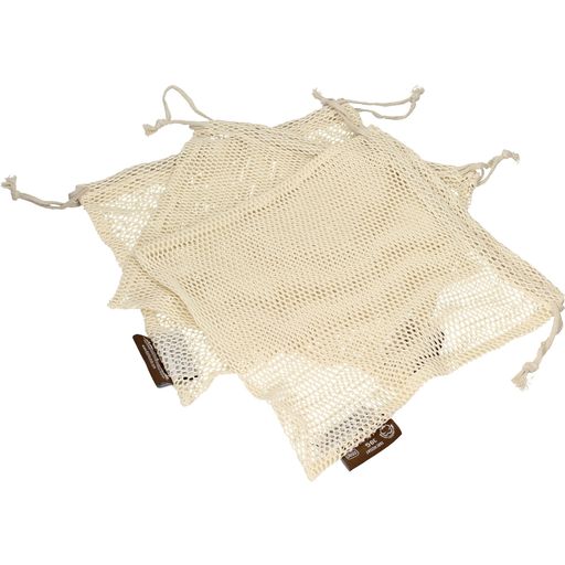 Dantesmile Netz-Taschen aus Bio-Baumwolle, 3er-Set - 1 Set