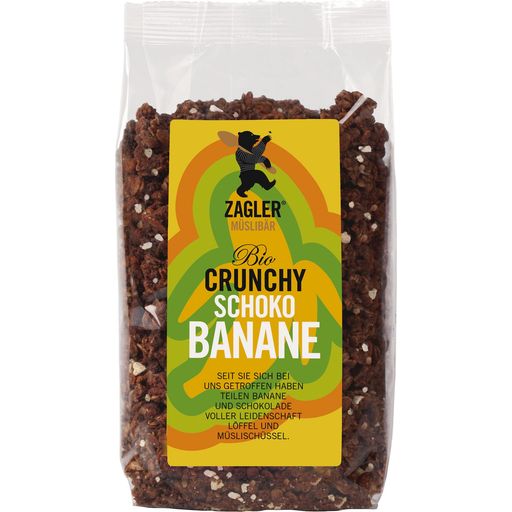ZAGLER MÜSLIBÄR Csokoládé-Banán Crunchy, Bio - 500 g