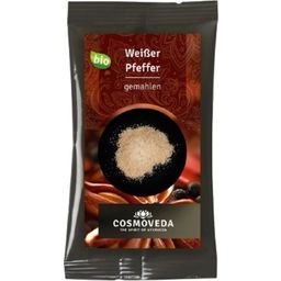 Cosmoveda Organic Ground White Pepper - 10 g