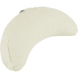 Crescent-Shaped Bolster with Organic Cotton Cover - natural