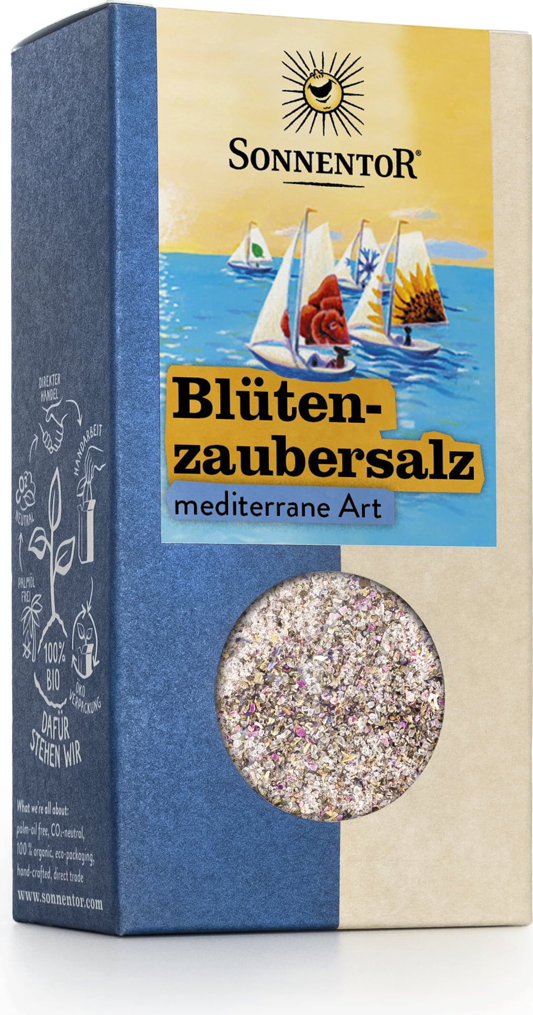 Organic Mediterranean Blossom Magic Salt, Pack, 120g