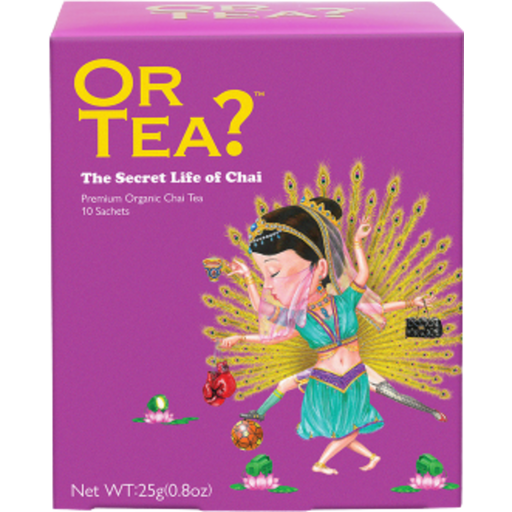 Or Tea? The Secret Life of Chai bio - Škatla za čajnimi vrečkami 10 kosov