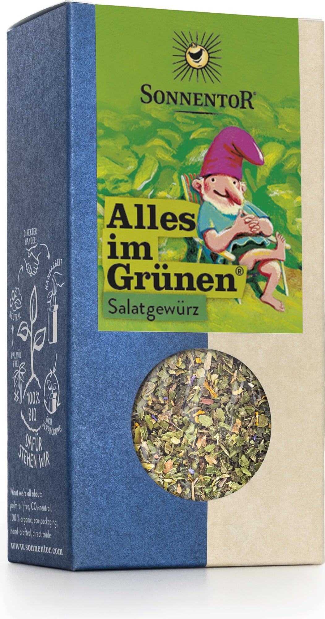 Sonnentor Alles im Grünen, Salatgewürz Bio - Packung, 15 g