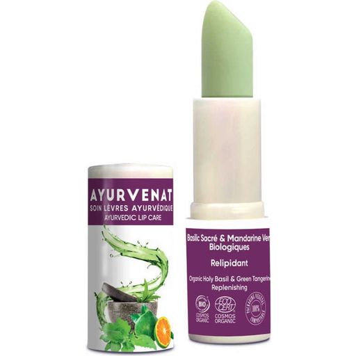 AYURVENAT Lippenpflegestift mit Bio Basilikum - 4,50 g