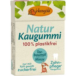 Birkengold Natur Kaugummi Teebaumöl-Minze