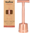 Bambaw Safety Razor with Stand - Rose gold