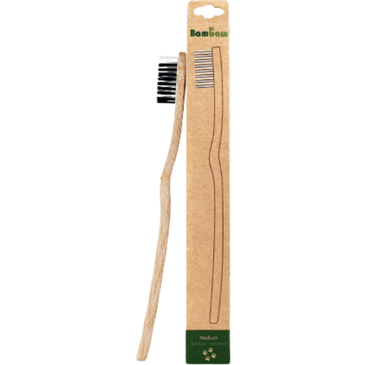 Bambaw Bamboo Toothbrush, medium - 1 Pc