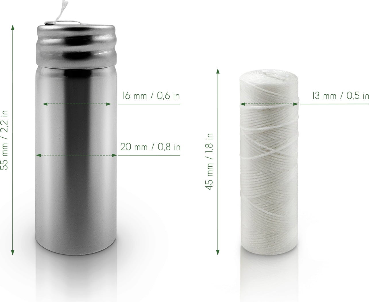 Bambaw Vegan Dental Floss - Dispenser + 50 m 
