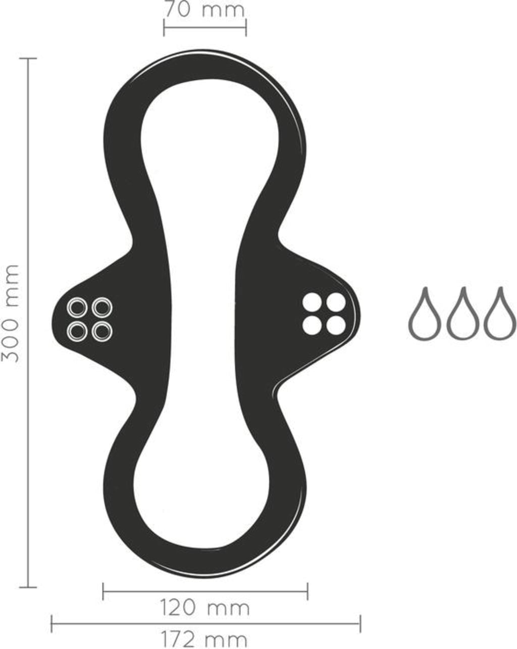 Bambaw Reusable Sanitary Pads - Heavy flow 
