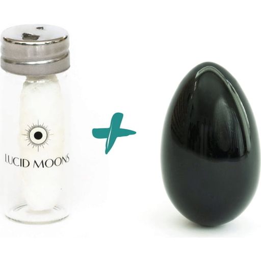 Lucid Moons Yoni Egg nefrit žad - 1 komplet