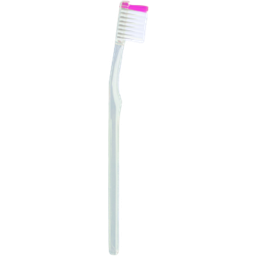 Sustainable Children's Toothbrush with Silver Bristles - pink