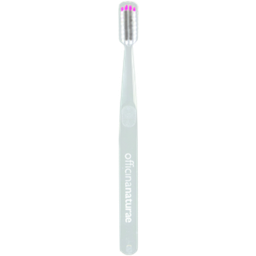 Sustainable Children's Toothbrush with Silver Bristles - pink