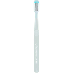 Ekologiczna szczoteczka do zębów ze srebrnym włosiem dla dzieci - jasnoniebieski