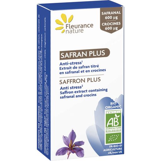 Fleurance Nature Organic Saffron PLUS Tablets - 15 Tablets