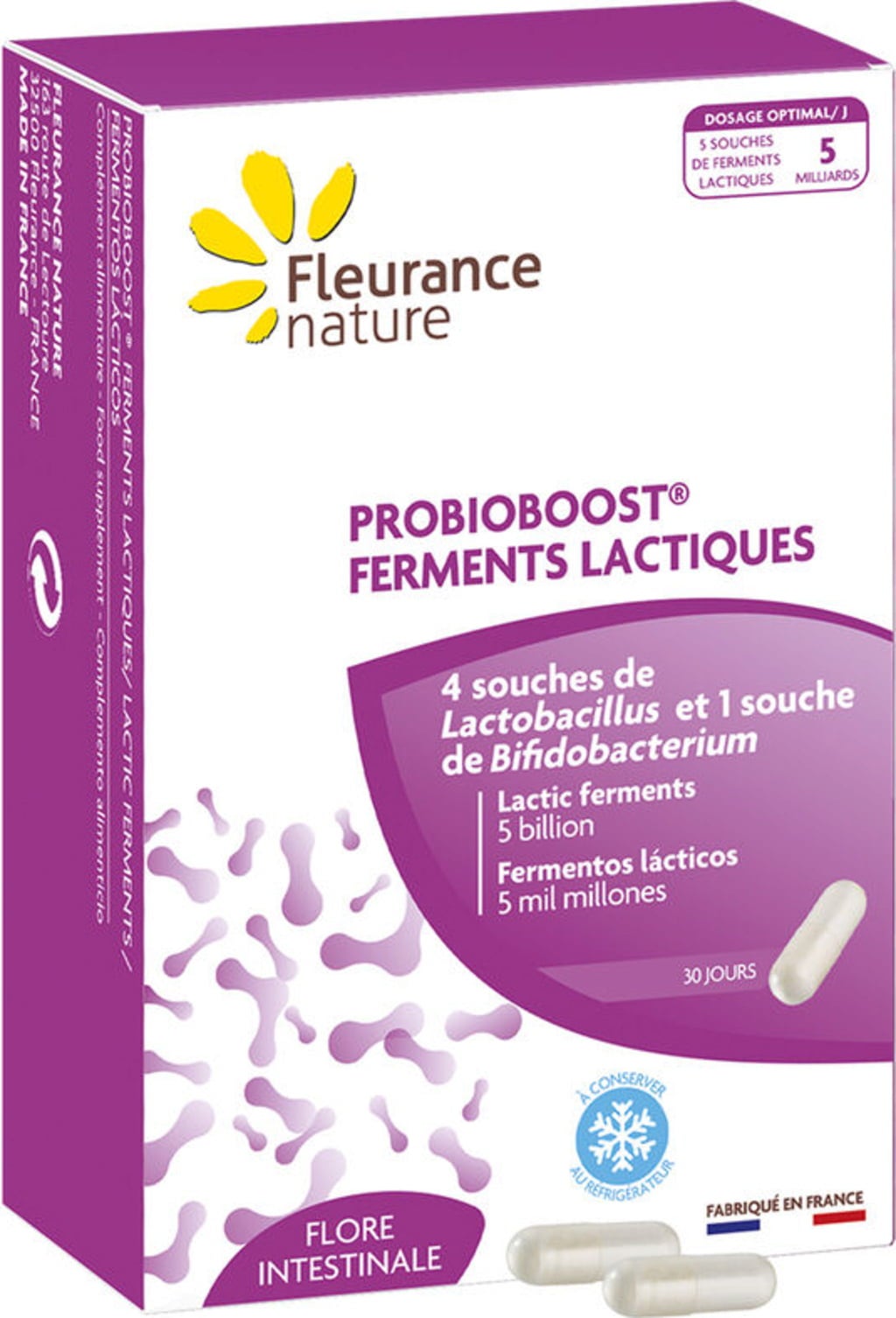 Fleurance Nature Probioboost® Complexe Ferments Lactiques - 30 gélules