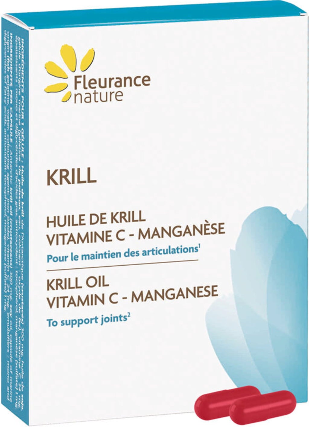 Fleurance nature Krill (Krillöl-Vitamin C-Mangan) Kapseln - 15 Kapseln